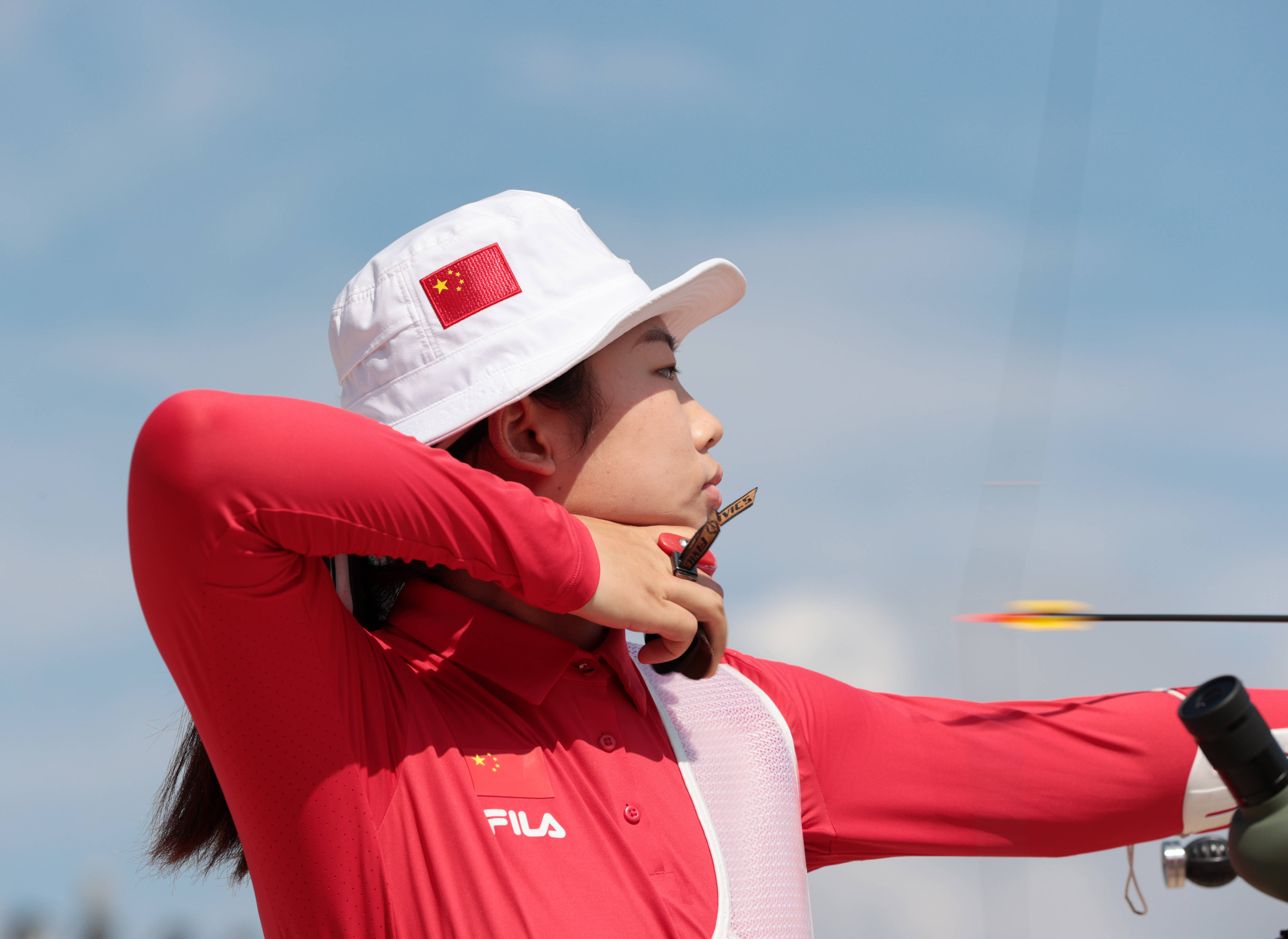 日本运动员在射箭比赛中表现出色